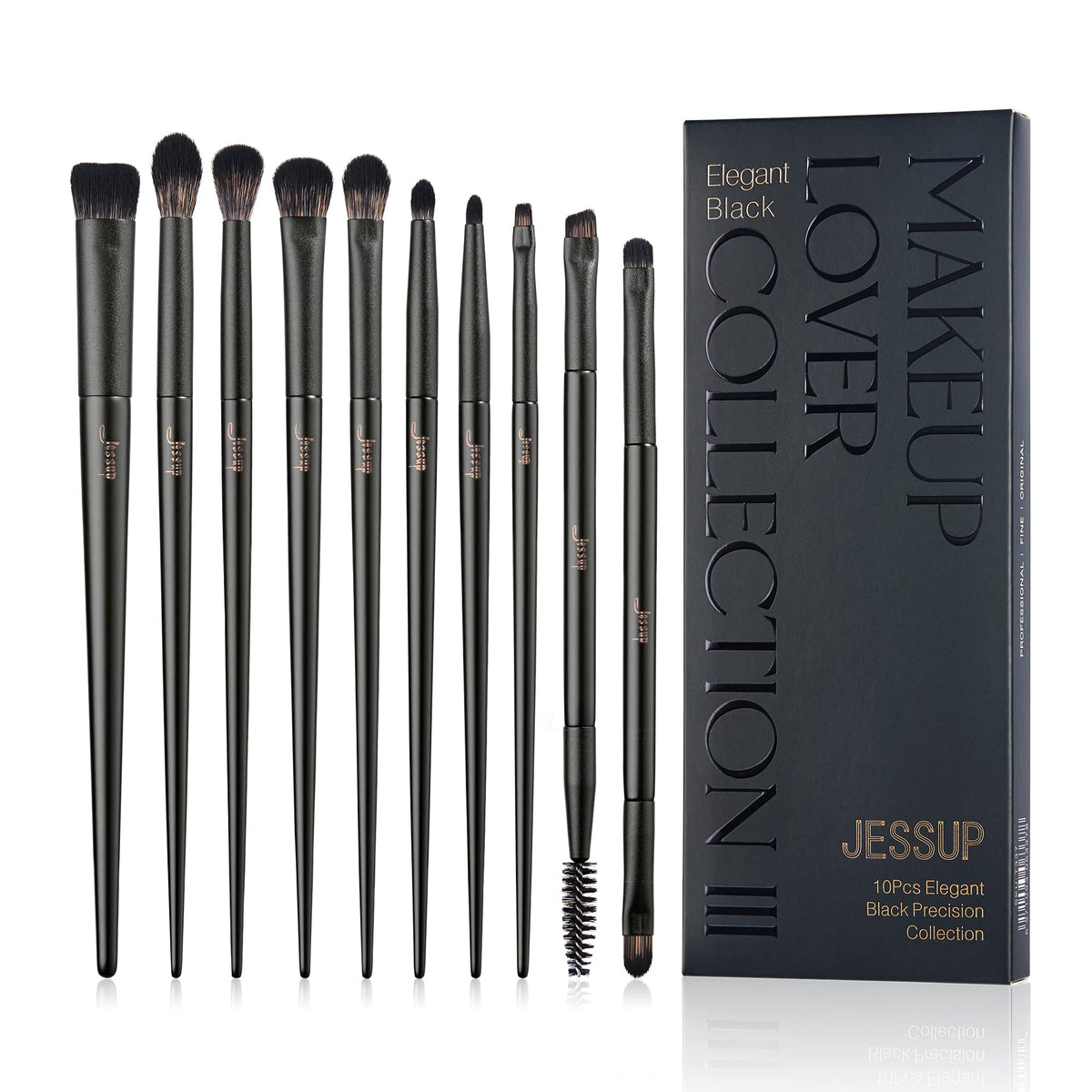 Jessup Eyeshadow Brush Set concealer brush delivers precise base application for flawless coverage