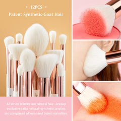 Jessup foundation blending brush ensures smooth, even base application.