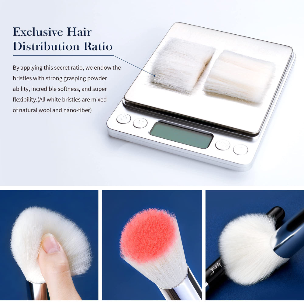 Jessup foundation brush for smooth, even base application