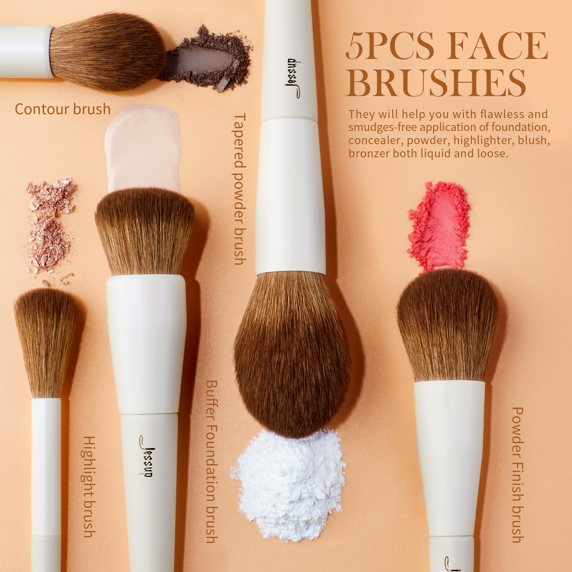 Jessup blush brush delivering seamless blush blending and healthy glow