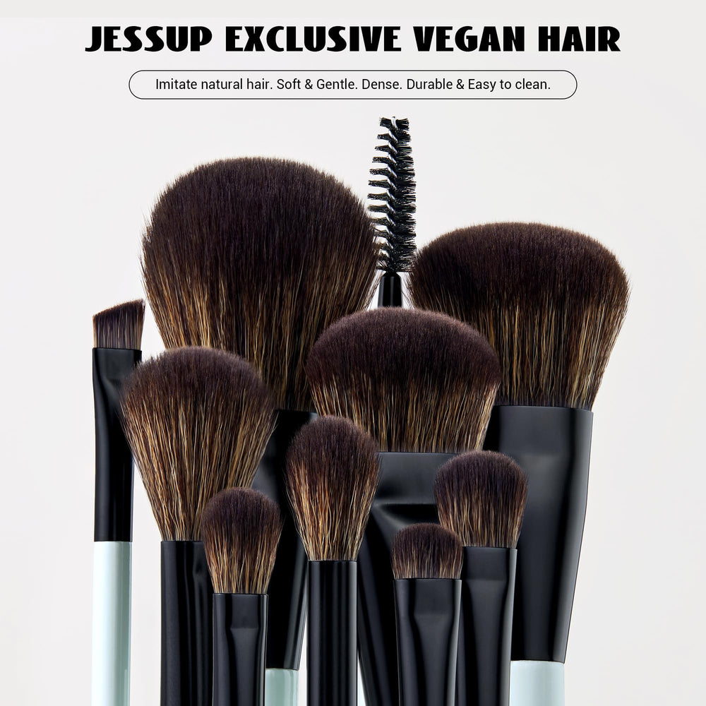 Jessup makeup brush set 6pc contour brush for precise sculpting and definition