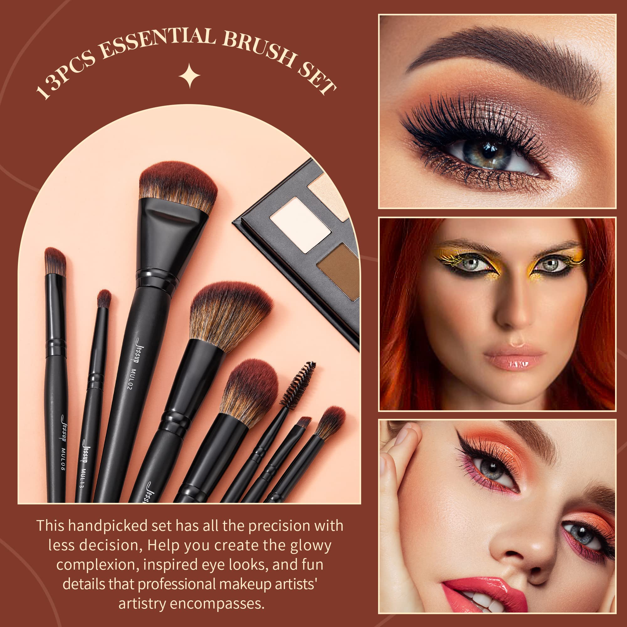 Jessup Phantom Black contour brush slanted edge for sculpted contouring.