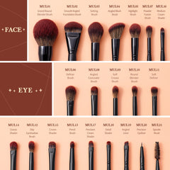 Jessup premium synthetic bristles close-up showing silky-soft texture