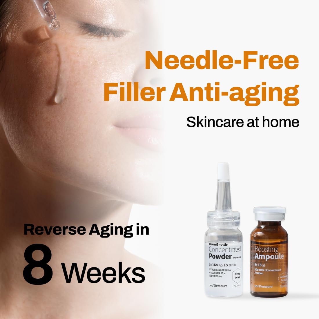 JEU'DEMEURE DermiShuttle vials-activation captures the moment you mix to activate potency.