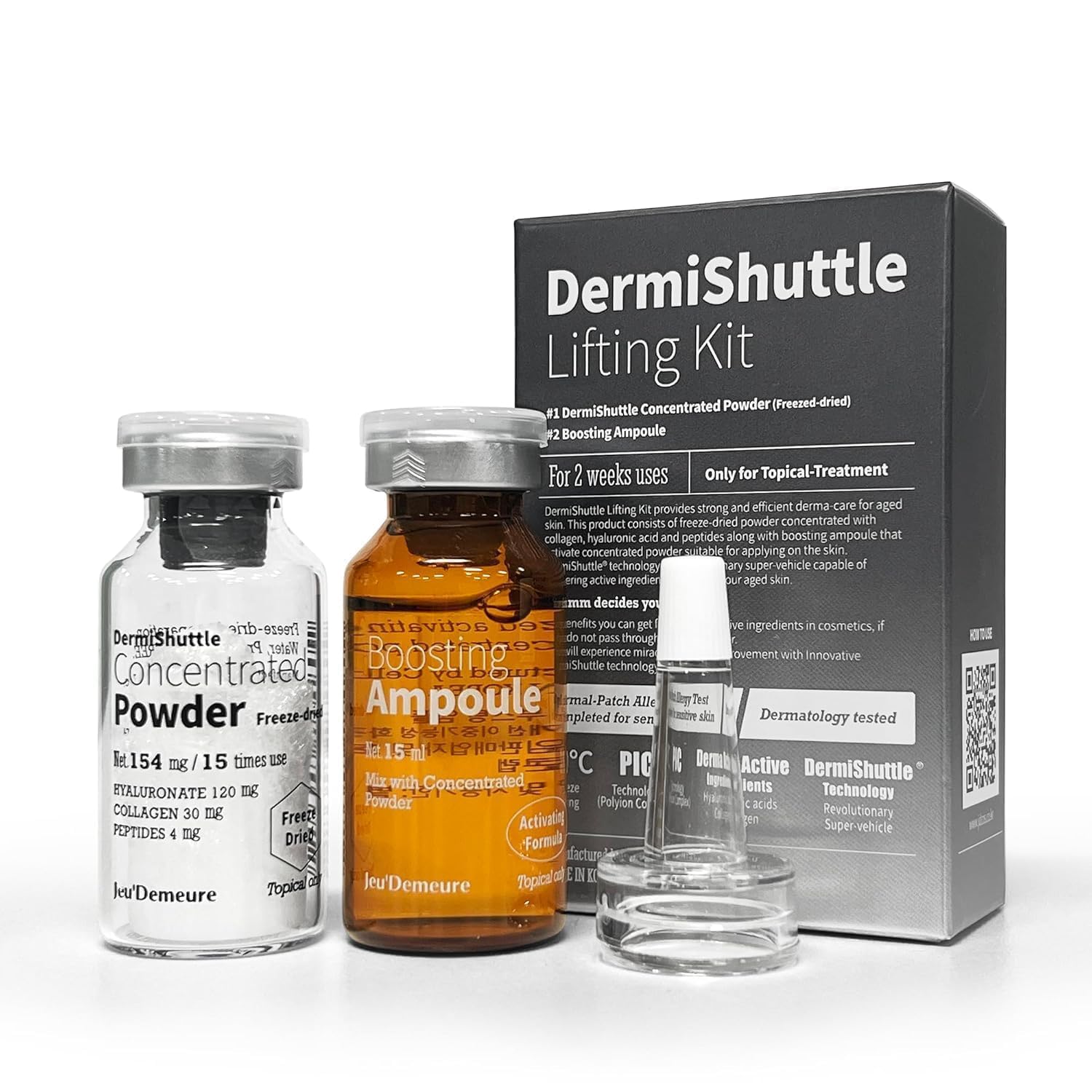 jeudemeure dermishuttle lifting kit packaging signals premium firming potential