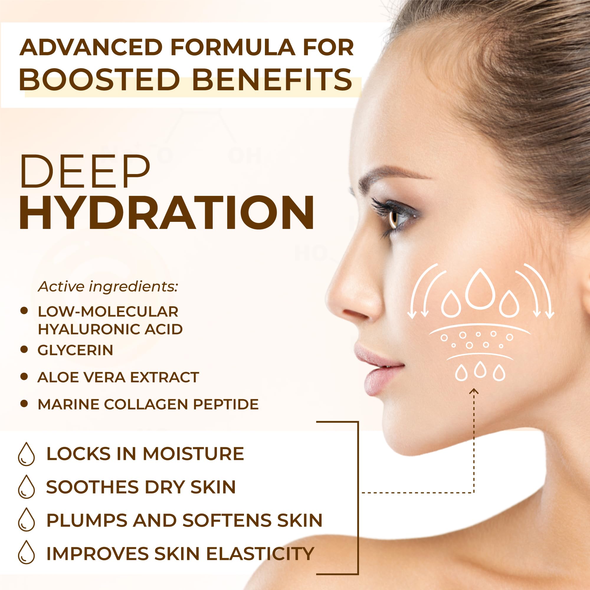 Jeune Naturelle Vitamin C Serum even tone skin close-up.
