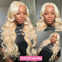 Jewhaut 613 lace front wig front view demonstrates pre-plucked natural hairline for easy styling.