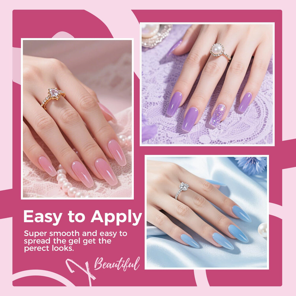 JEWHITENY base coat 5ml enhances adhesion and wear.