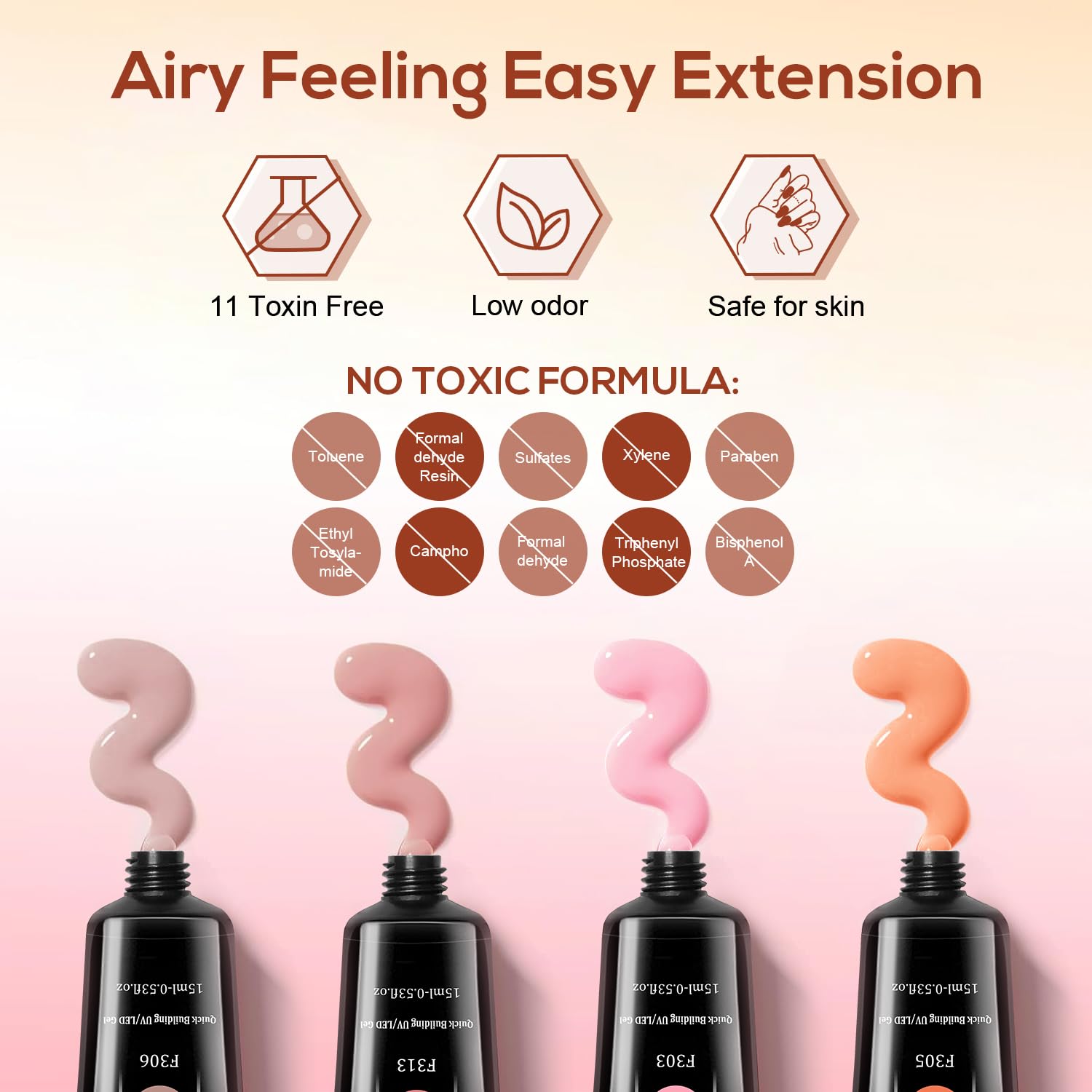 JEWHITENY dehydrator and primer help improve adhesion for longer-lasting extensions.