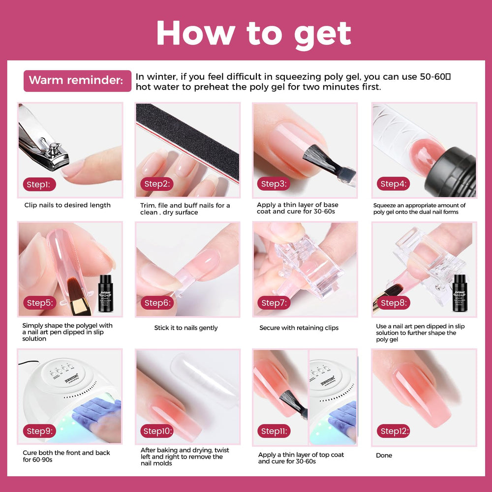 JEWHITENY DIY manicure inspiration for quick, professional-looking results.