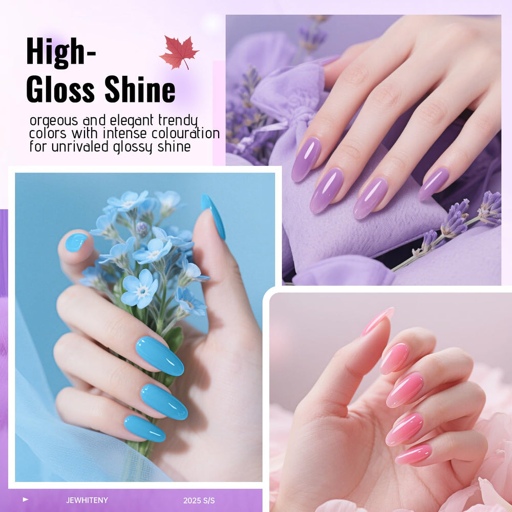 JEWHITENY included nail-art tools ensure clean shaping and smooth application.