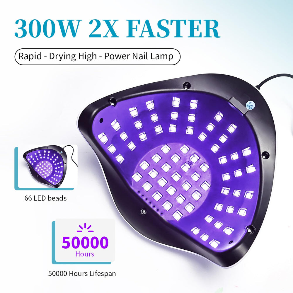 JEWHITENY nail-lamp-automatic-sensor enables hands-free operation for easy use.