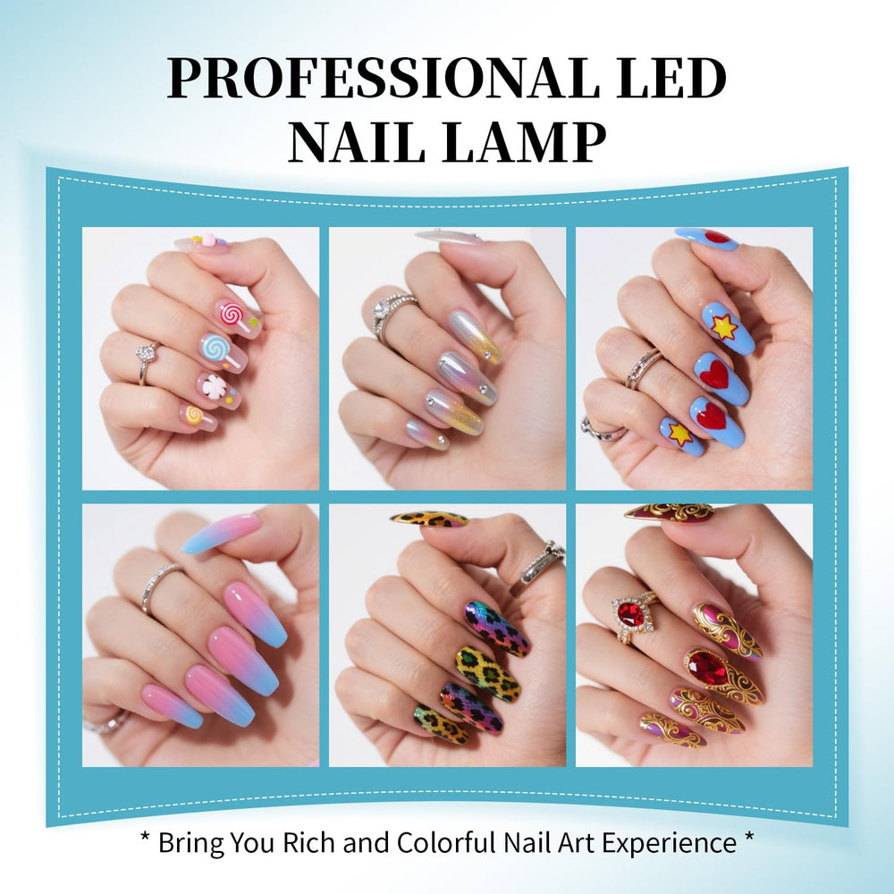 JEWHITENY nail-lamp-removable-base allows easy cleaning and portable storage.