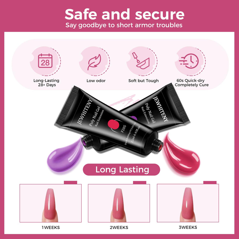 JEWHITENY top coat 5ml delivers glossy, durable finish.