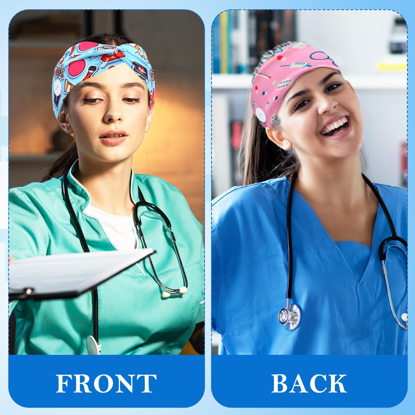 Jexine nurse headbands gift-ready packaging ideal for holiday gifting and appreciation.