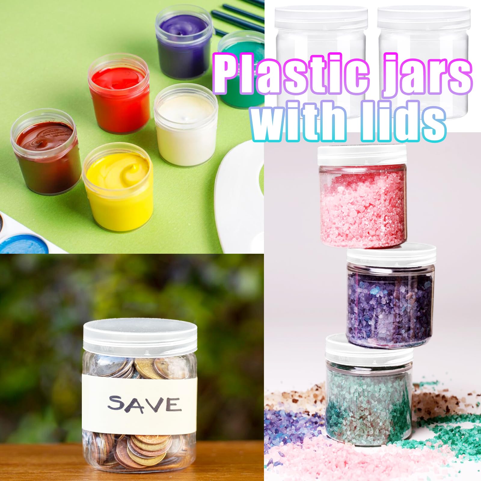 Jgalnim pigment and beads storage jar for craft supplies.