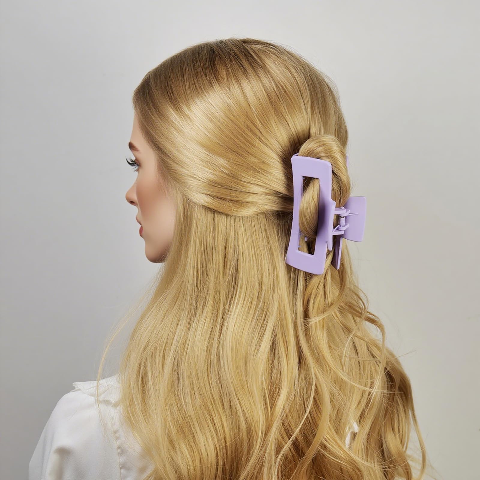 JGQUR gift-ready lilac hair accessories box for birthdays or back-to-school.