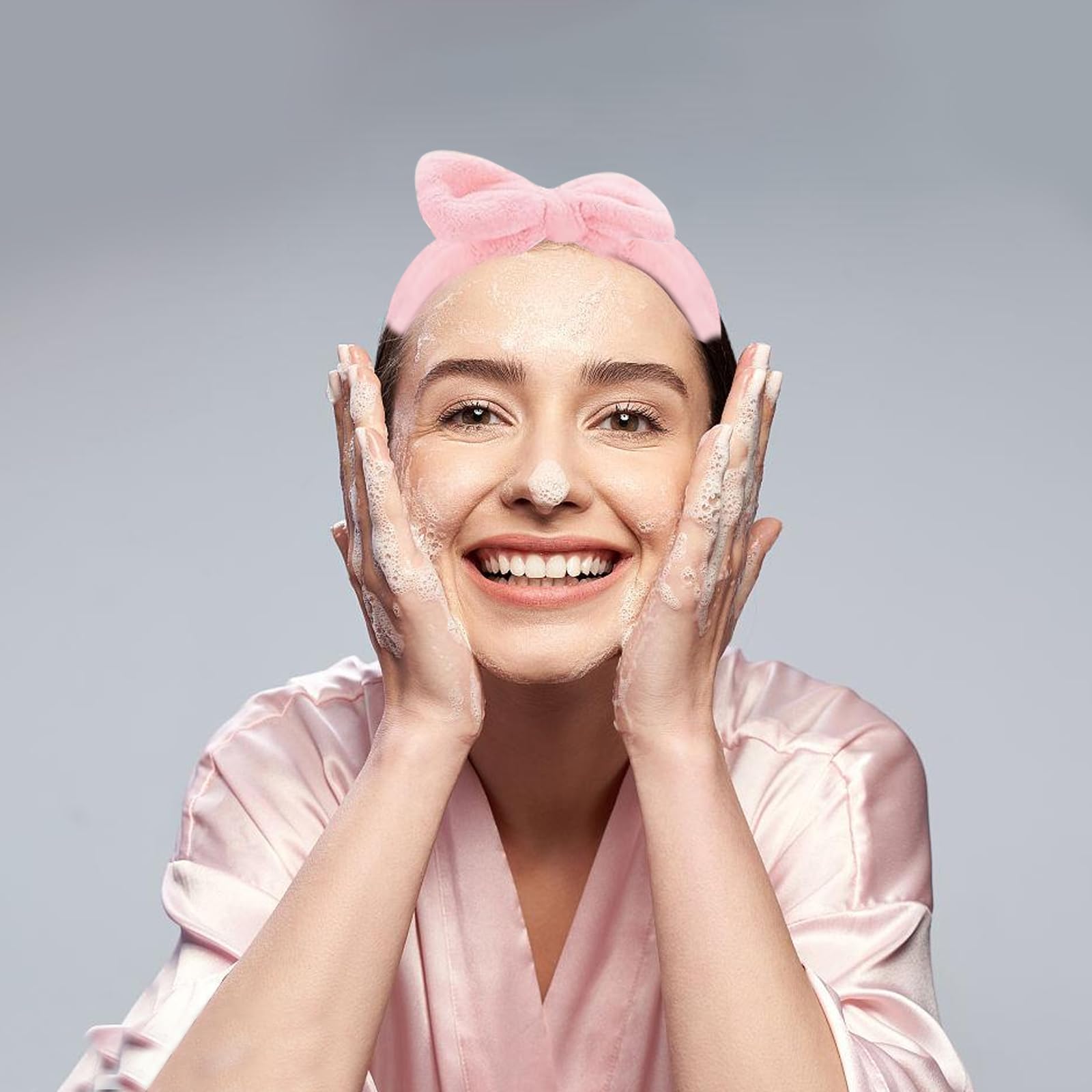 JHJEWH hair band for shower skincare supports comfortable routine
