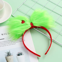 JiaDuo furry bow close-up highlights soft texture and plush finish.