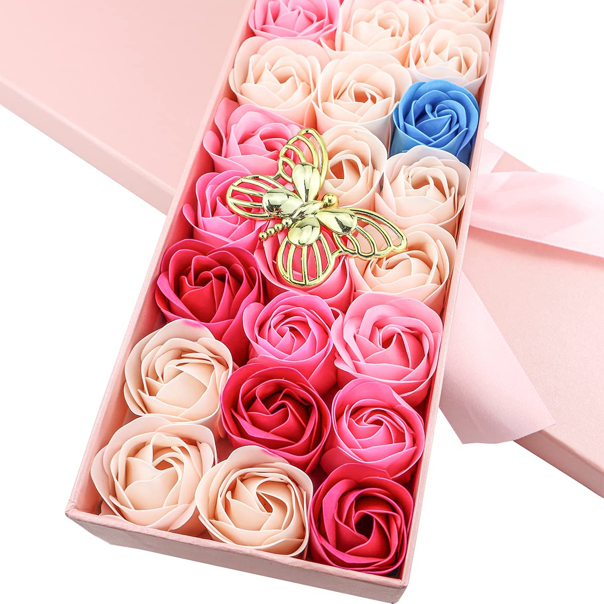 JIALEEY rose soap petal detail highlighting texture and fragrance.