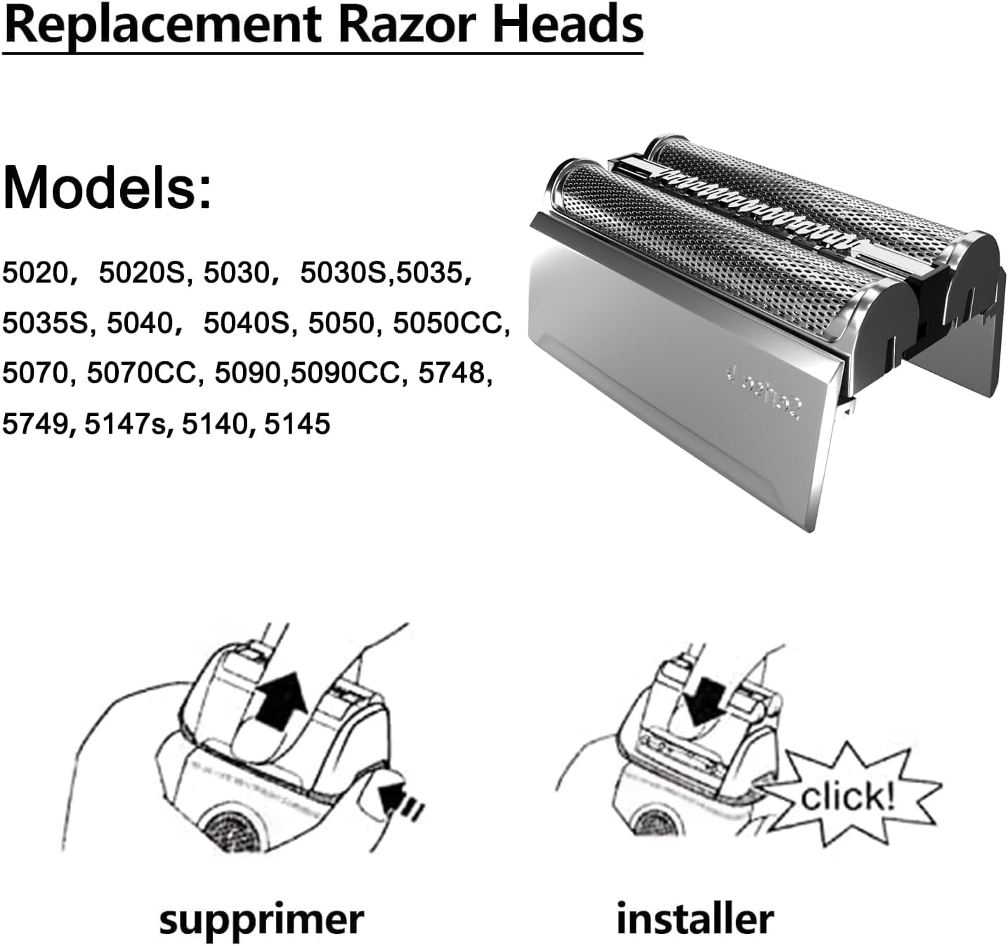 JIANCENGYU Braun Series5 compatibility ensures consistent performance across models