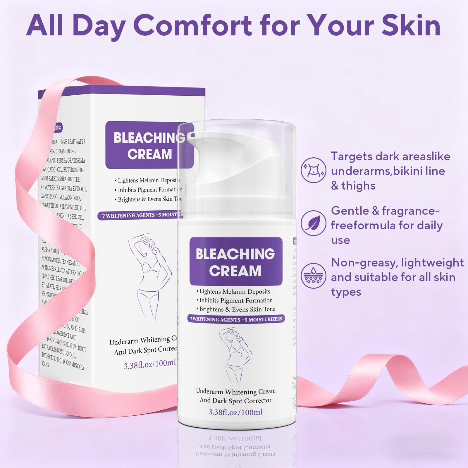 JIANLANPTT Avocado lavender soothing texture on irritated skin.
