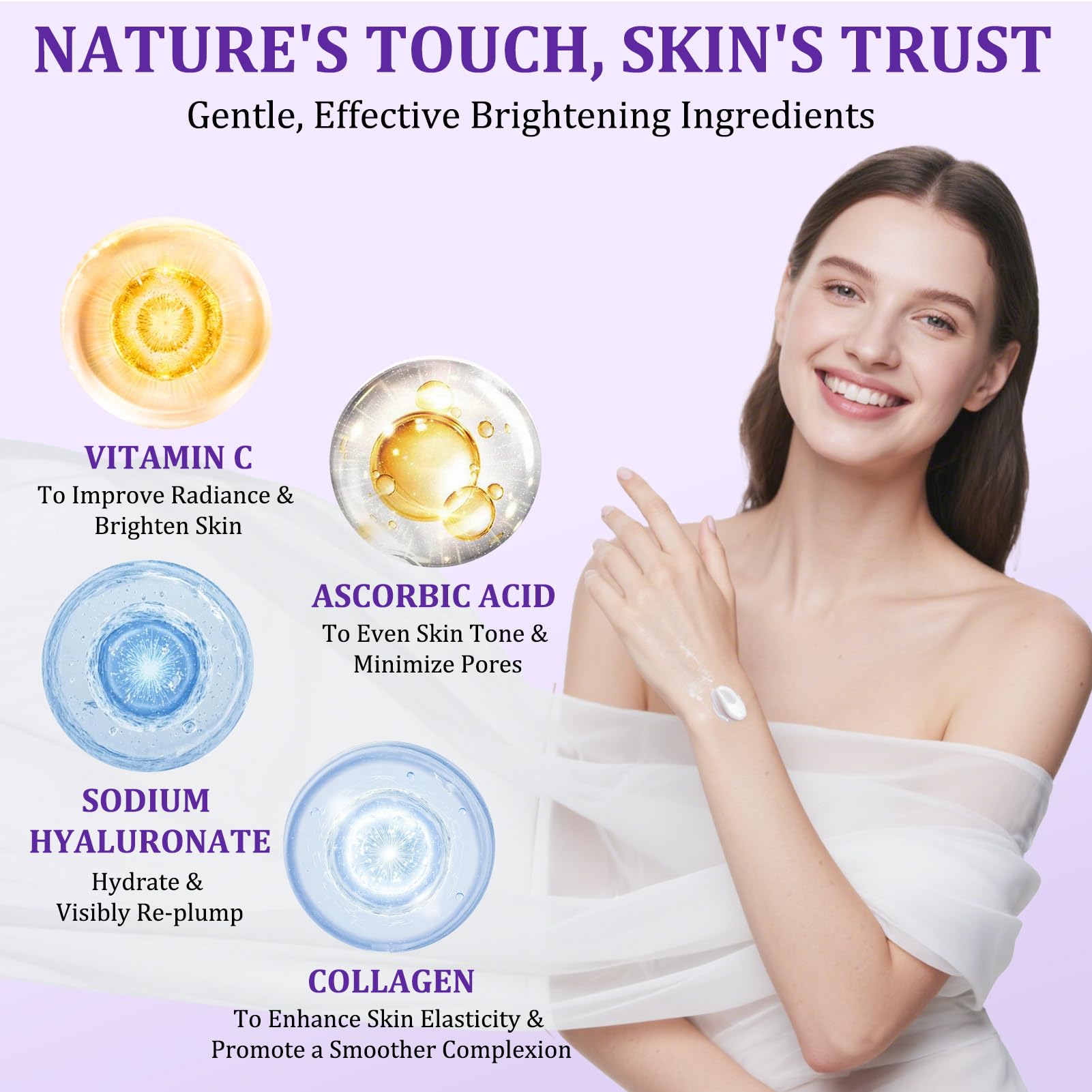 JIANLANPTT vitamin C cream jar supports even skin tone.
