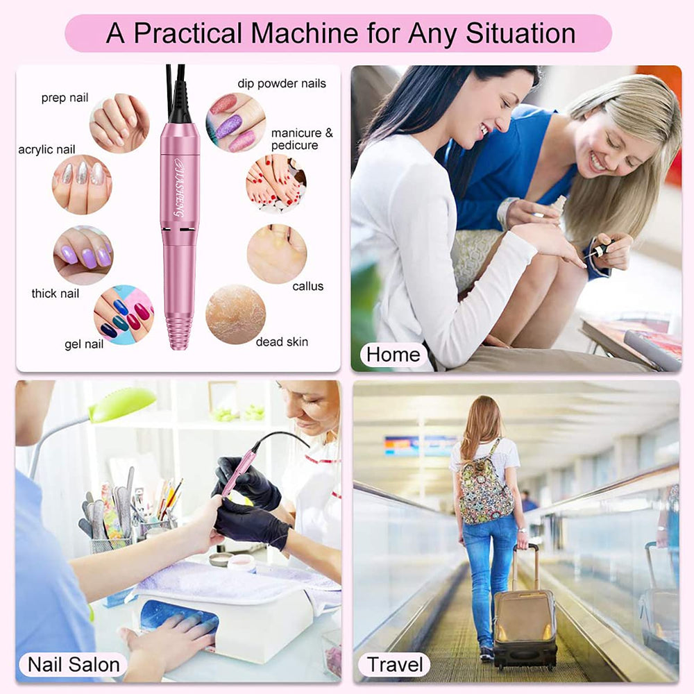 JIASHENG pink packaging highlighting ergonomic design and portability