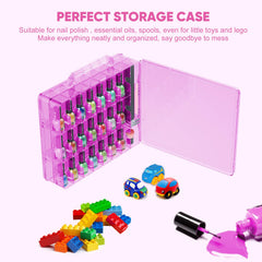JIASHENG organizer shows convenient drawer access for polishes and tools