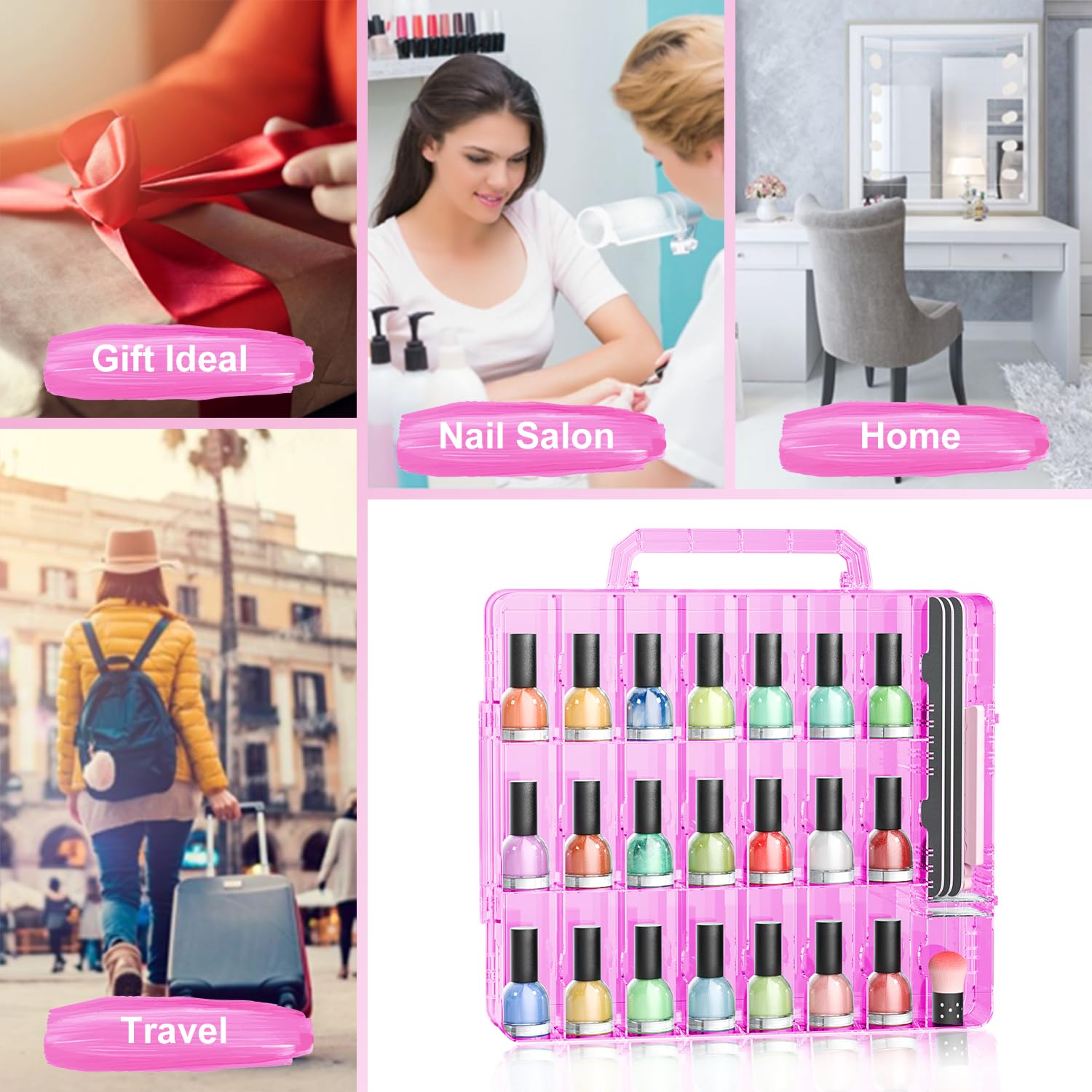 JIASHENG professional-home use this organizer streamlines daily beauty routines