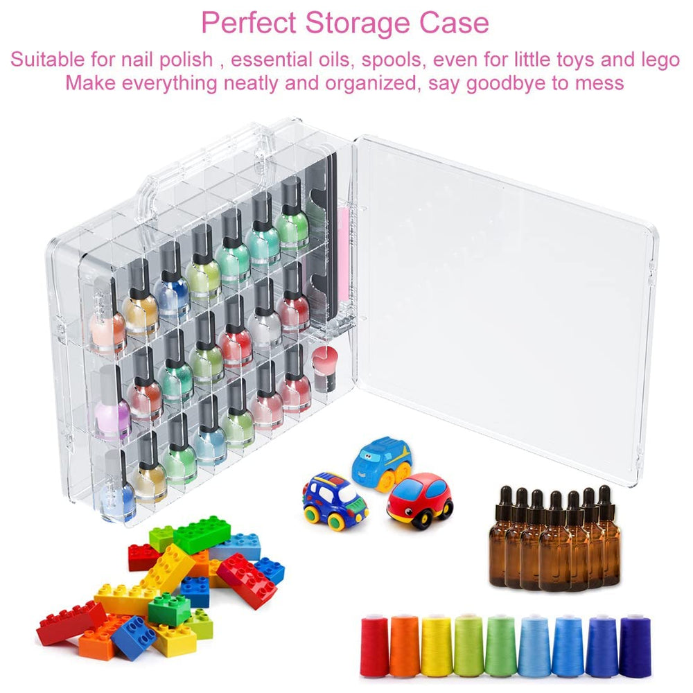 JIASHENG organizer with dual doors open for easy bottle access