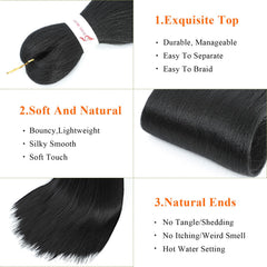 JIEANYAN braiding hair hot water setting for versatile styles