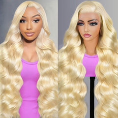 JIEDAOKOU 613 lace front wig 13x6 with natural hairline for daily wear.