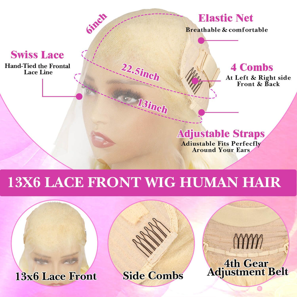 JIEDAOKOU 200 density HD lace frontal for fuller appearance.