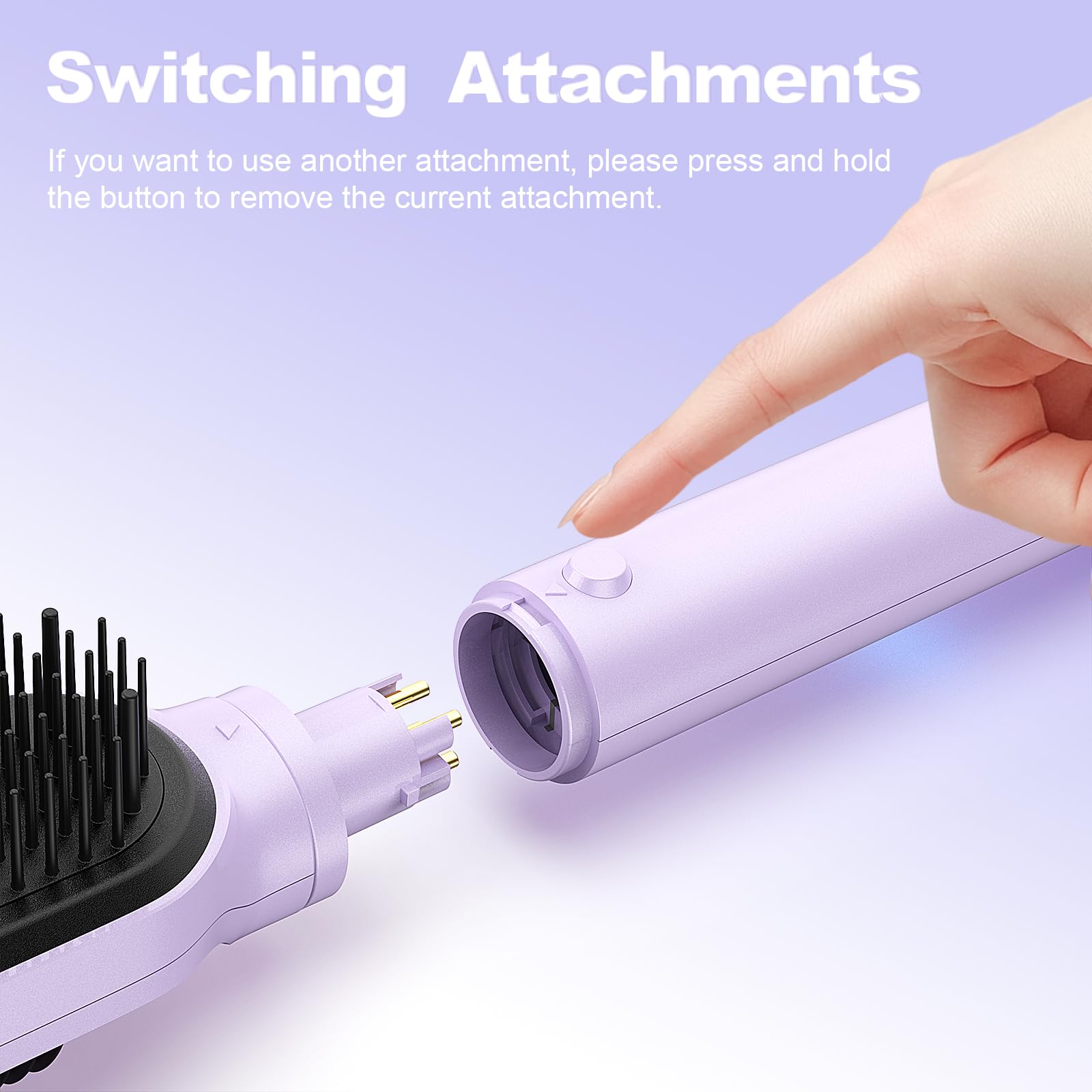 JIGGL 3-in-1 compact purple design ideal for on-the-go touchups.