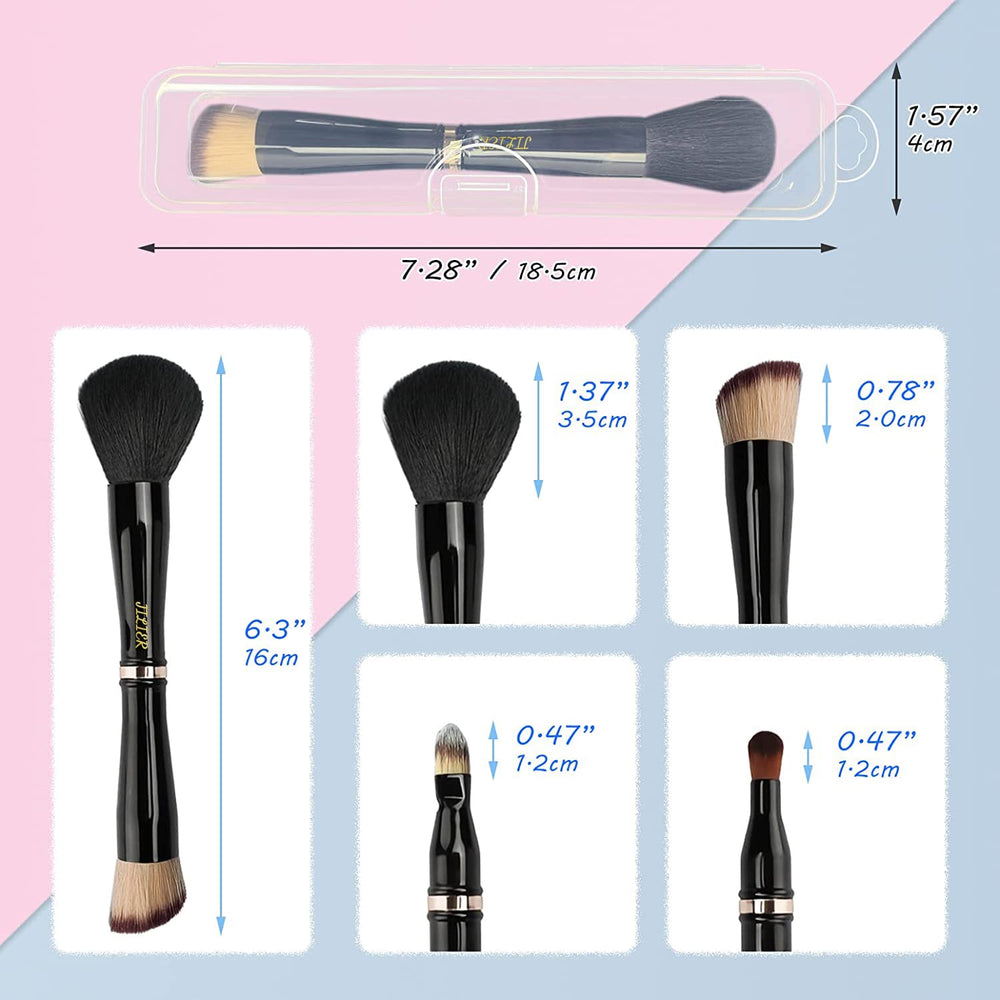 JILIER gift-ready makeup brush set suits beauty lovers.