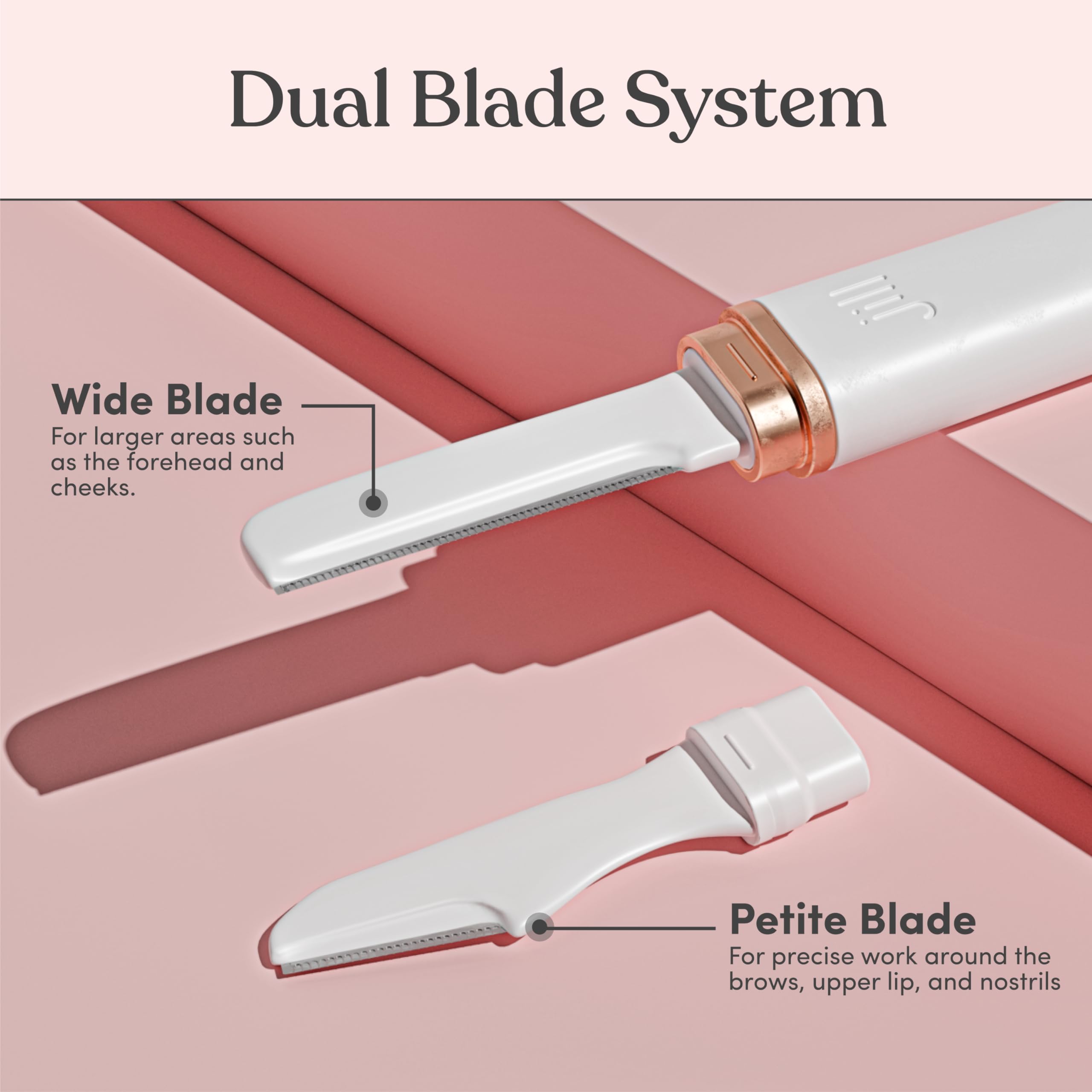 JILL Dermaplane Trial Kit petite blade close-up for brow detailing