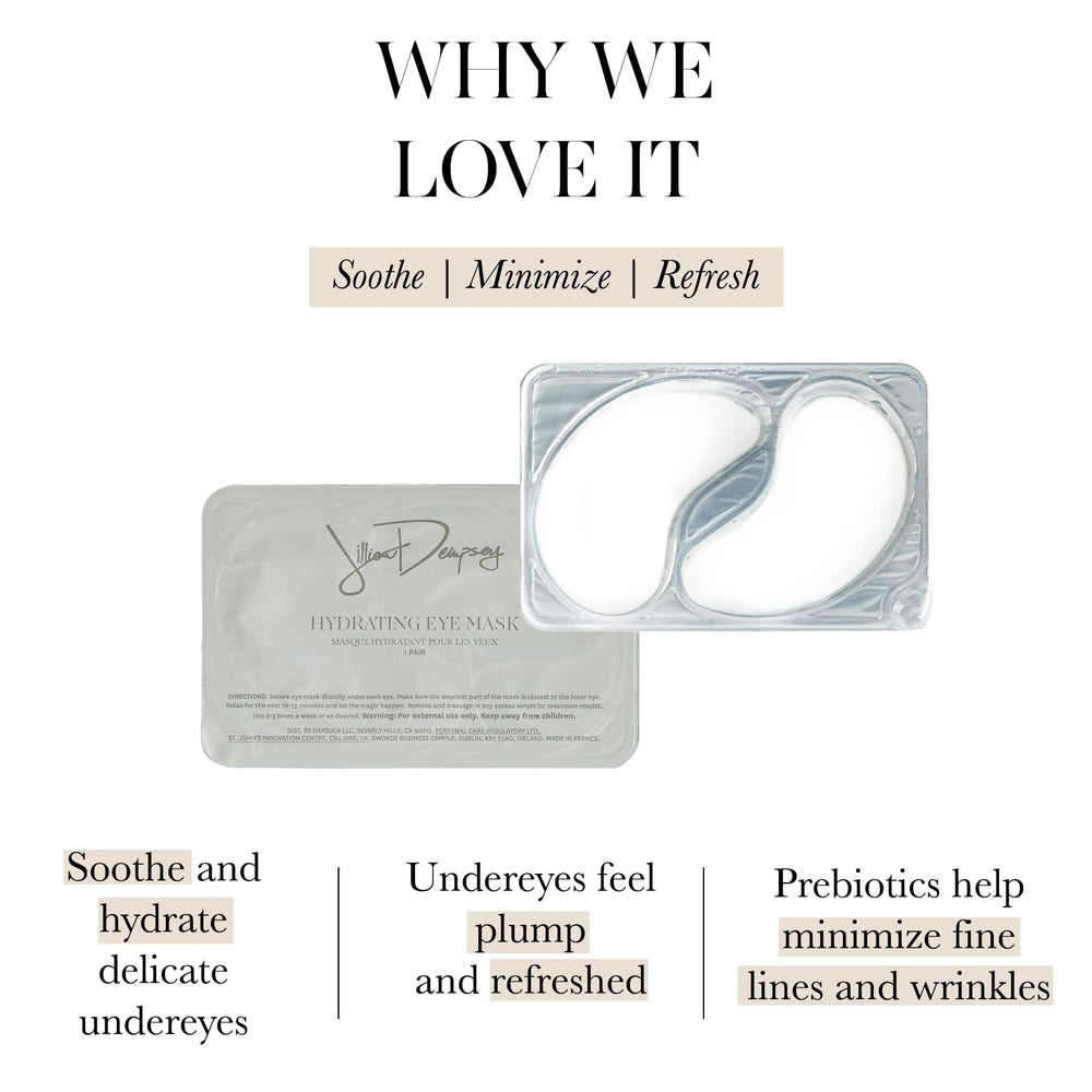 Jillian Dempsey Eye Masks bio-cellulose texture close-up