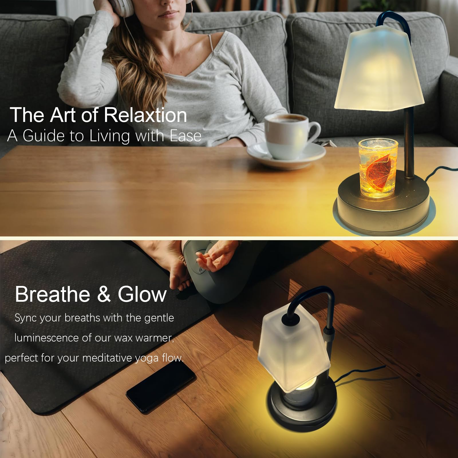 JIMEI candle warmer lamp glassguard protects the shade during handling.
