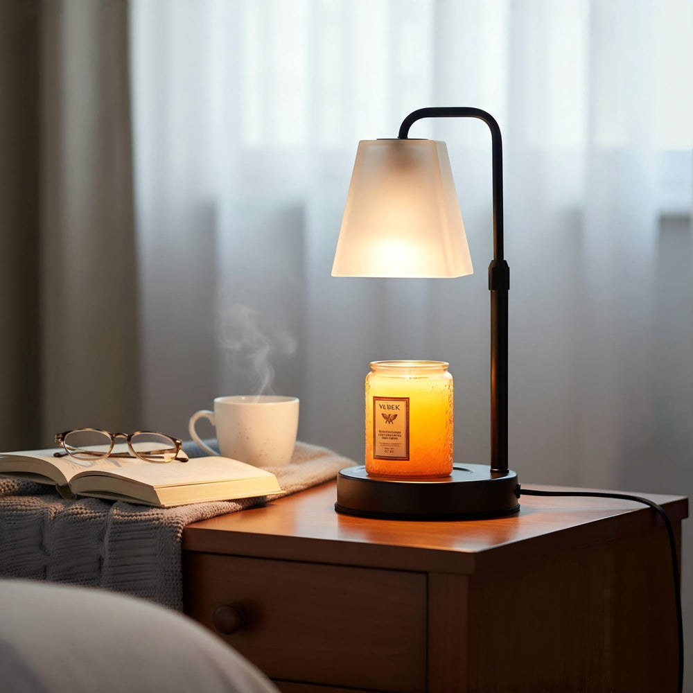 JIMEI candle warmer lamp jar-compatibility fits jars up to 10 cm diameter for safe use.