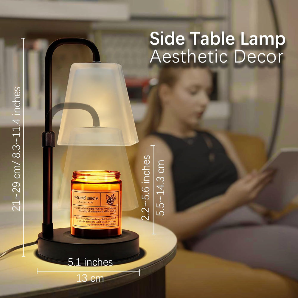 JIMEI candle warmer lamp timer function enables easy auto-off for worry-free evenings.