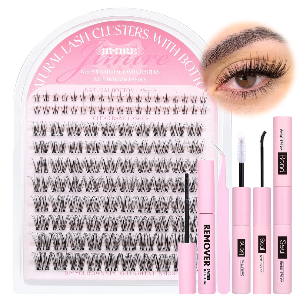 JIMIRE Venus Lash Clusters Kit packaging for easy at-home lash application.