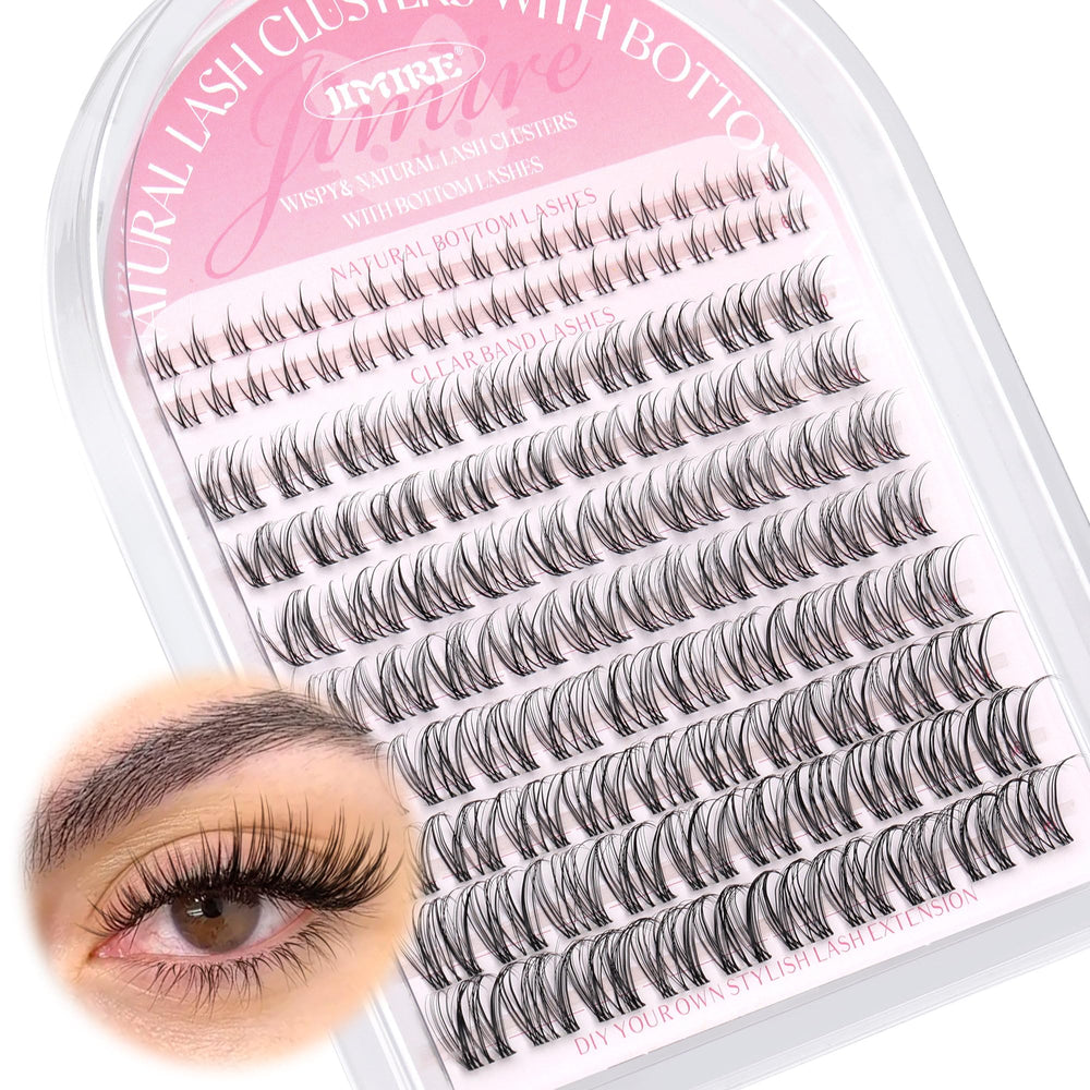 JIMIRE Venus Lash Clusters Travel-Ready image ideal for vacations.
