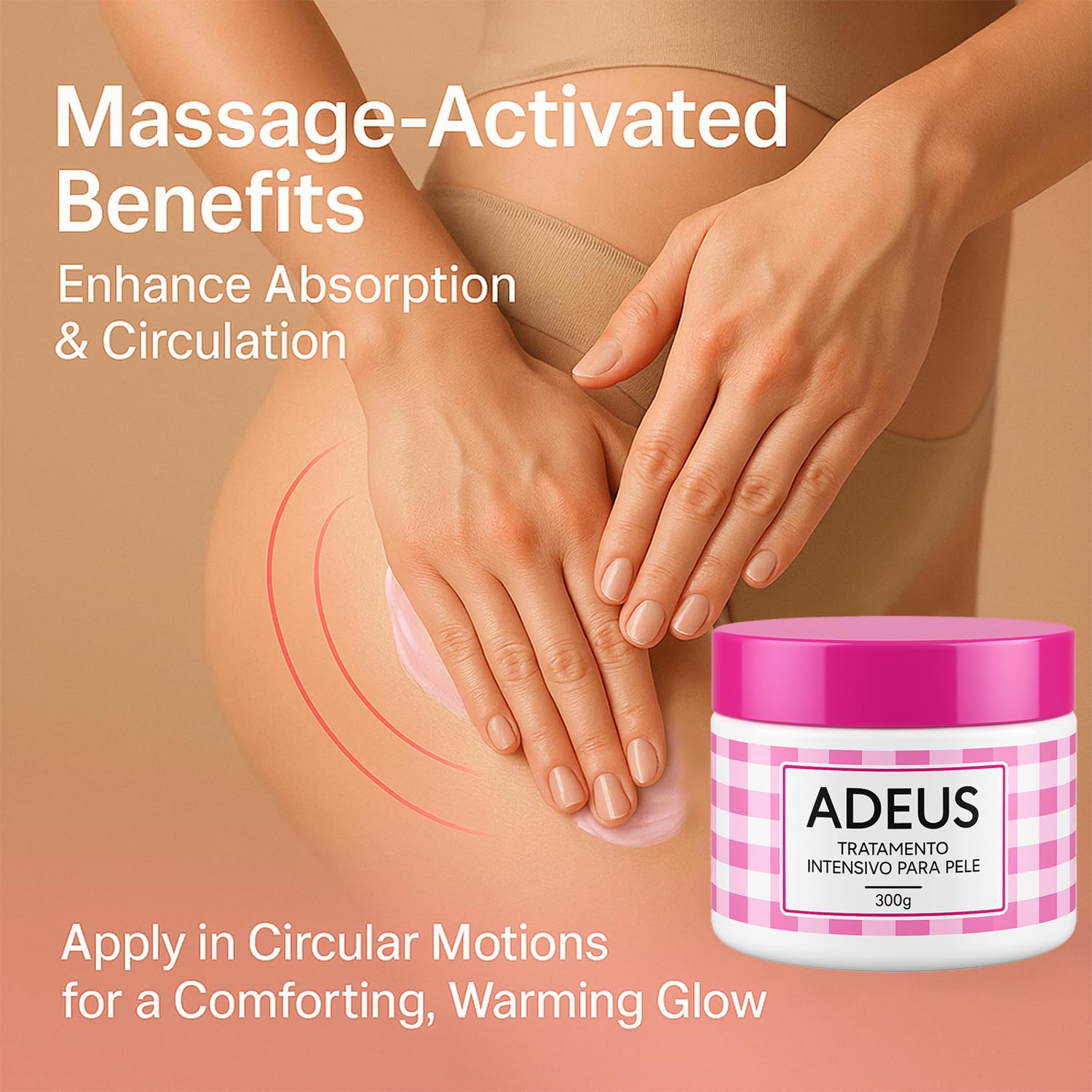 JINMAO Adeus Crema absorption on skin with refreshed feel