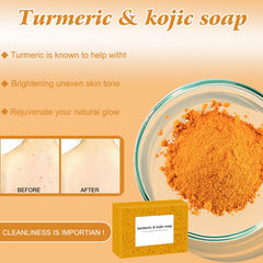 Jioijioi turmeric face scrub pads close up ready for gentle exfoliation.