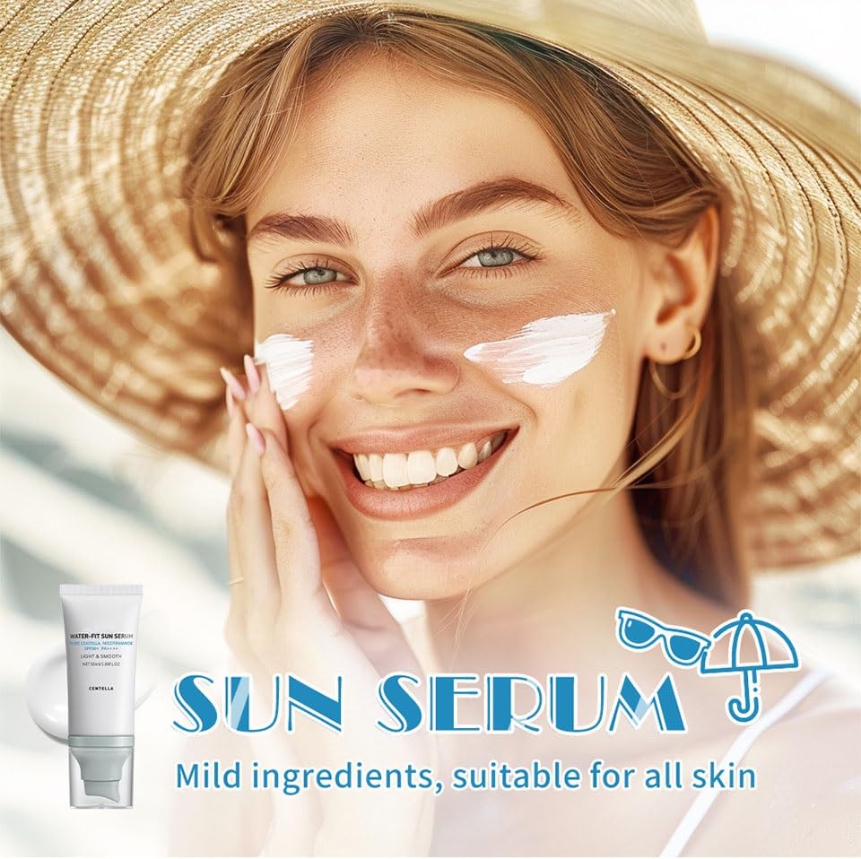 JISKG Centella sunscreen packaging on display emphasizing travel-friendly protection