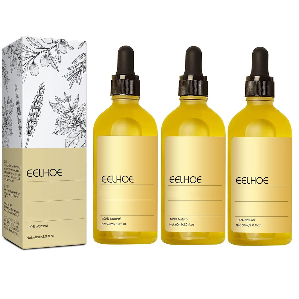 JISKG EELHOE rosemary hair oil bottle 180ml for scalp nourishment.