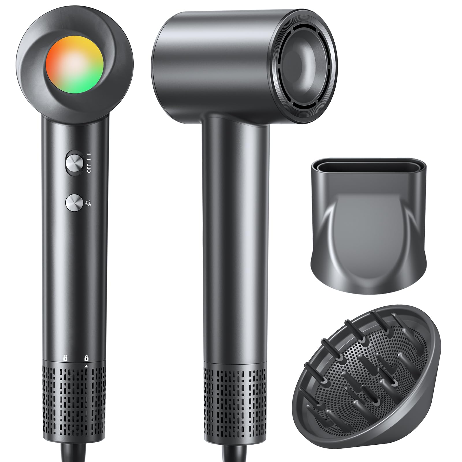 JITOOW hair dryer motor 160k rpm powering fast drying for busy mornings.