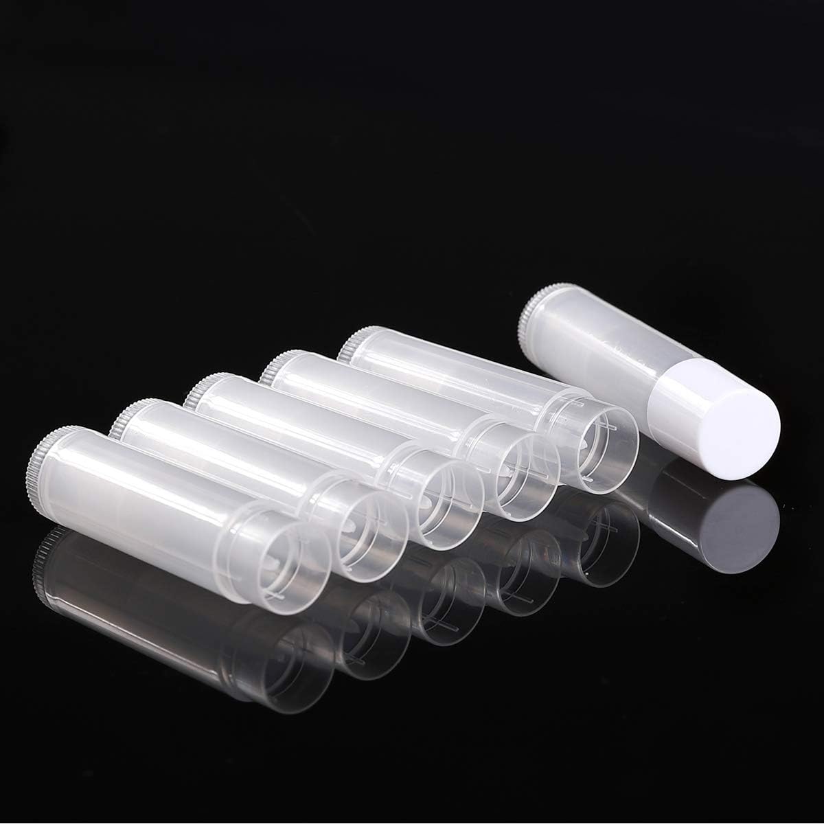 JIUZHU 3/16 oz capacity tubes with twist caps for mess-free storage.
