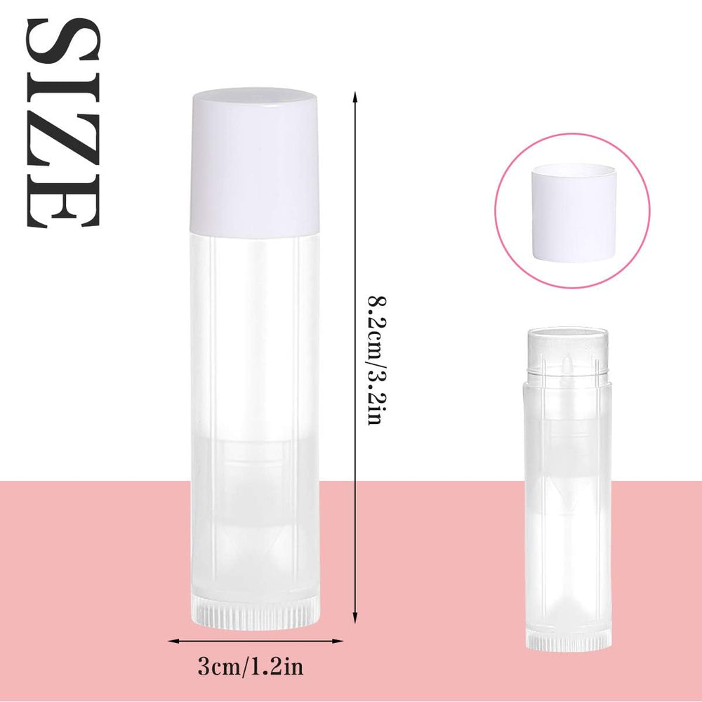 JIUZHU clear lip balm tubes ideal for DIY lipstick and gloss projects.
